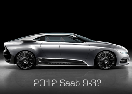 2012 Saab 9-3 render