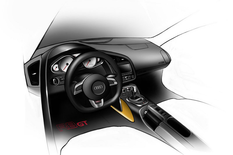 Audi R8 GT Spyder interior