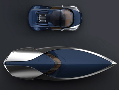 Bugatti Veyron Sang Bleu Speedboat Concept