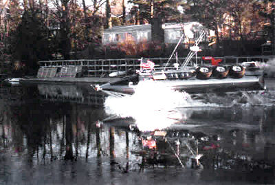 Dobbertin Surface Orbiter entering the water