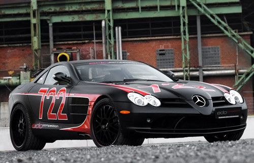 The Edo Competition MercedesBenz SLR Black Shadow features a sinister 