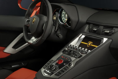 Lamborghini Aventador LP 700-4 interior