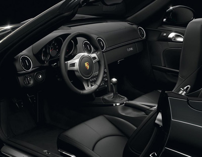 Porsche Boxster S Black Edition interior