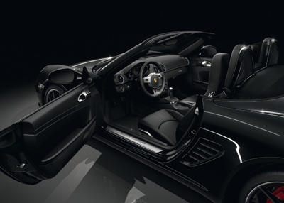 Porsche Boxster S Black Edition interior