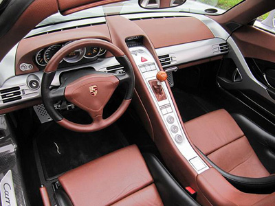 Porsche Carrera GT interior