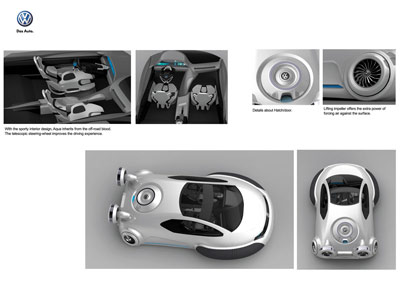Volkswagen Aqua hovercraft concept