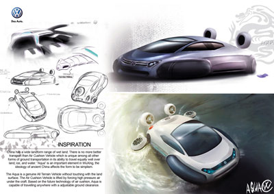 Volkswagen Aqua hovercraft concept