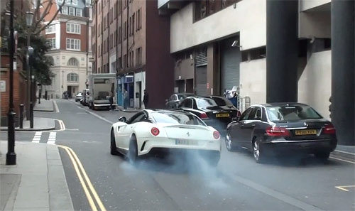 Somewhere in the UK a Ferrari 599 GTO was recently shown why it has a rev