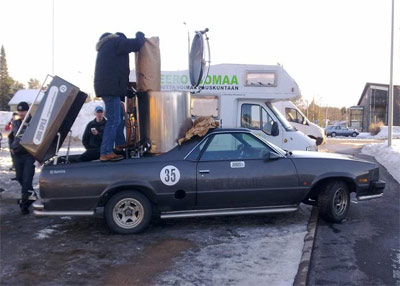 Wood powered El Camino