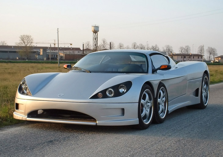 Covini C6W six wheel supercar