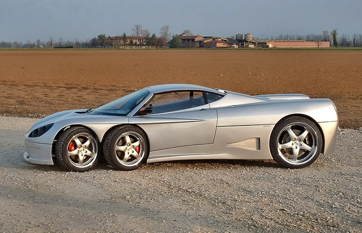 Covini C6W six wheel supercar