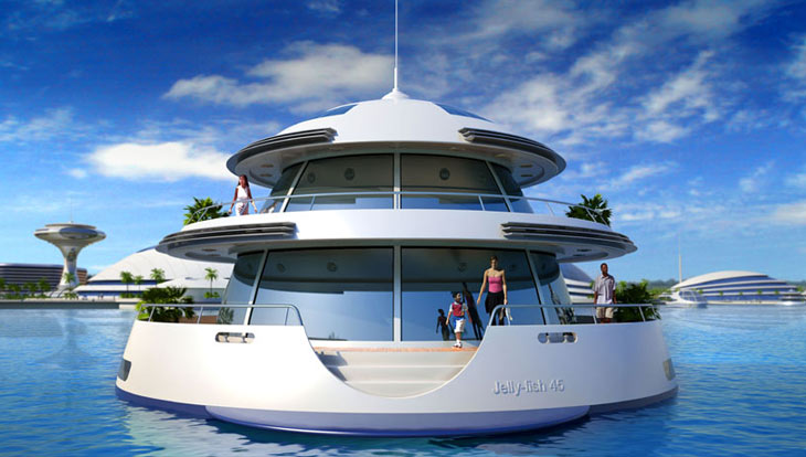 Jellyfish 45 floating luxury home