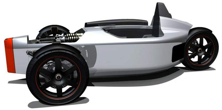 SUB G1 3 wheel car