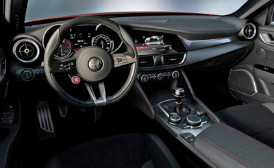 2015 Alfa Romeo Giulia interior