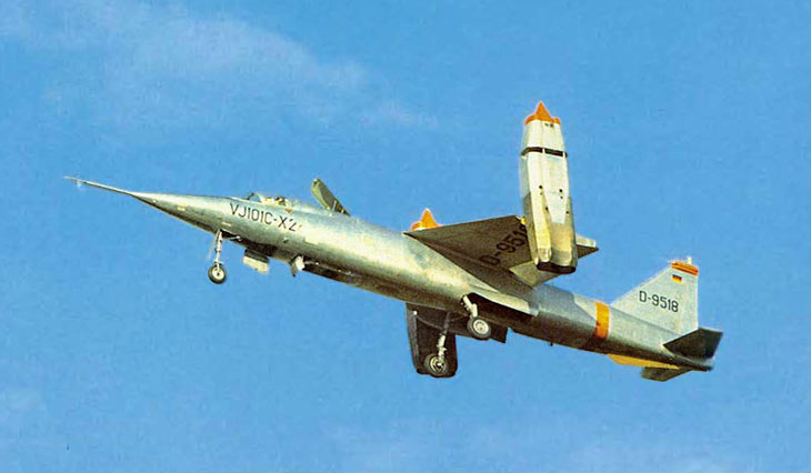 EWR VJ 101C supersonic VTOL aircraft