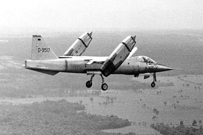 EWR VJ 101C supersonic VTOL aircraft