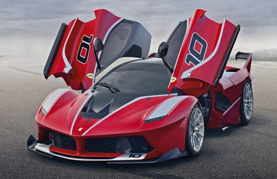 Ferrari FFX K track car doors open