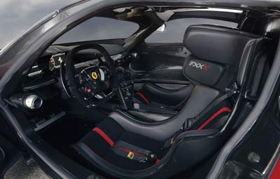 Ferrari FFX K track car interior