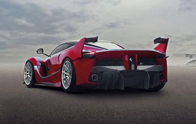 Ferrari FFX K track car rear view