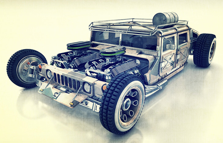 HummRod Humvee Hot Rod