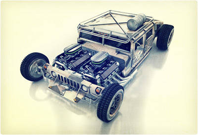 HummRod Humvee Hot Rod