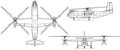 Kamov Ka-22 Vintokry 'Hoop' Soviet Helicopter