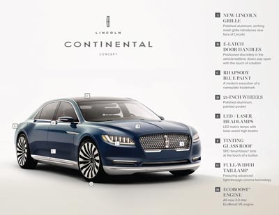 2016 Lincoln Continental Concept