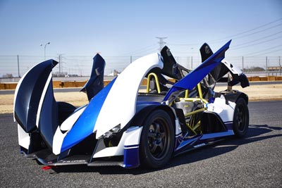 Phiaro P75 Concept Cypher track car