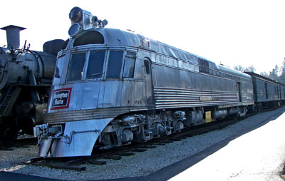 Zephyr streamliner train