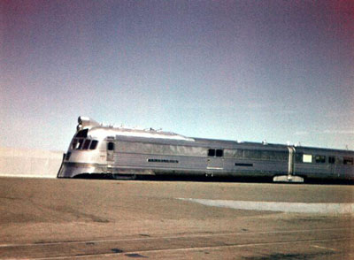 Zephyr streamliner train