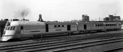 Zephyr streamliner train