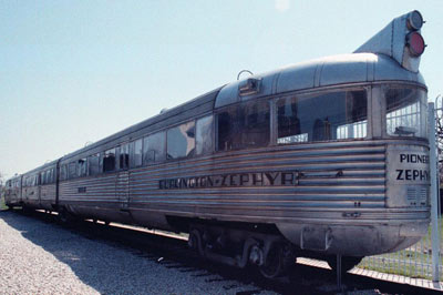 Zephyr streamliner train