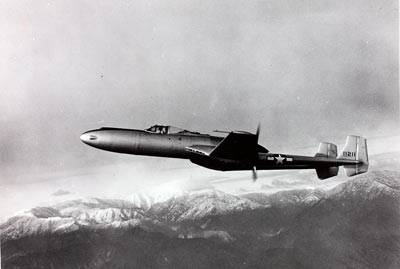 Vultee XP-54 prototype aircraft