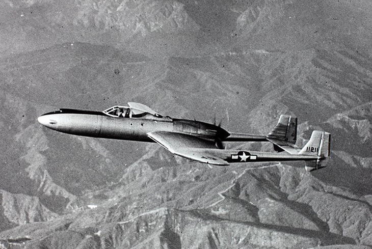 Vultee XP-54 prototype aircraft