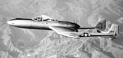 Vultee XP-54 prototype aircraft