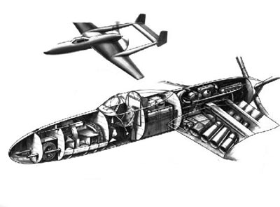 Vultee XP-54 prototype aircraft