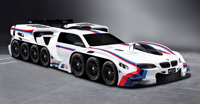 42 wheel BMW concept car