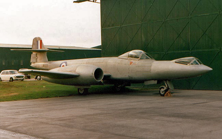 Gloster Meteor F8 Prone Pilot