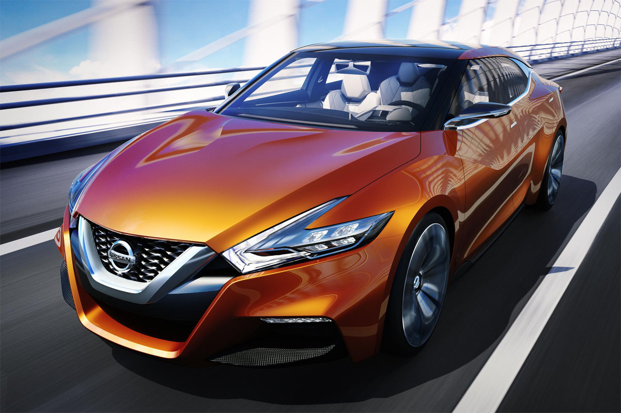 Nissan sports sedan concept car #7