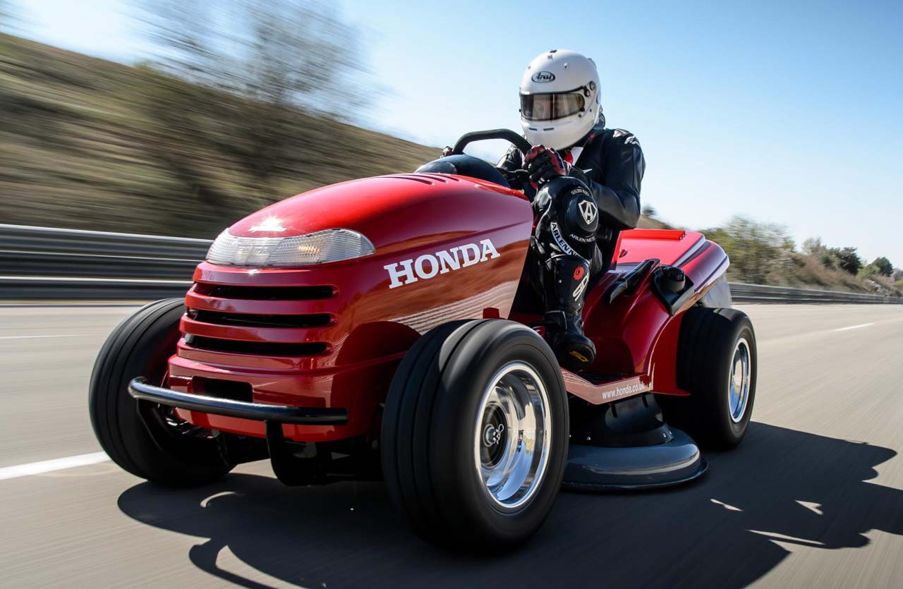 Exclusive Cars Honda Mean Mower – The Worlds Fastest Lawn Mower
