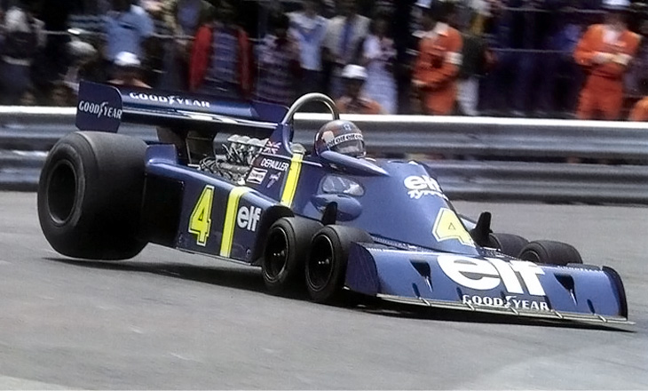 Tyrrell P34 six-wheel race car