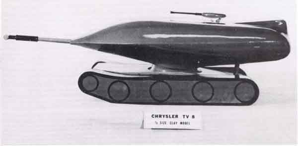 Chrysler TV 8 Nuclear Powered Tank Strange Vehicles Diseno Art